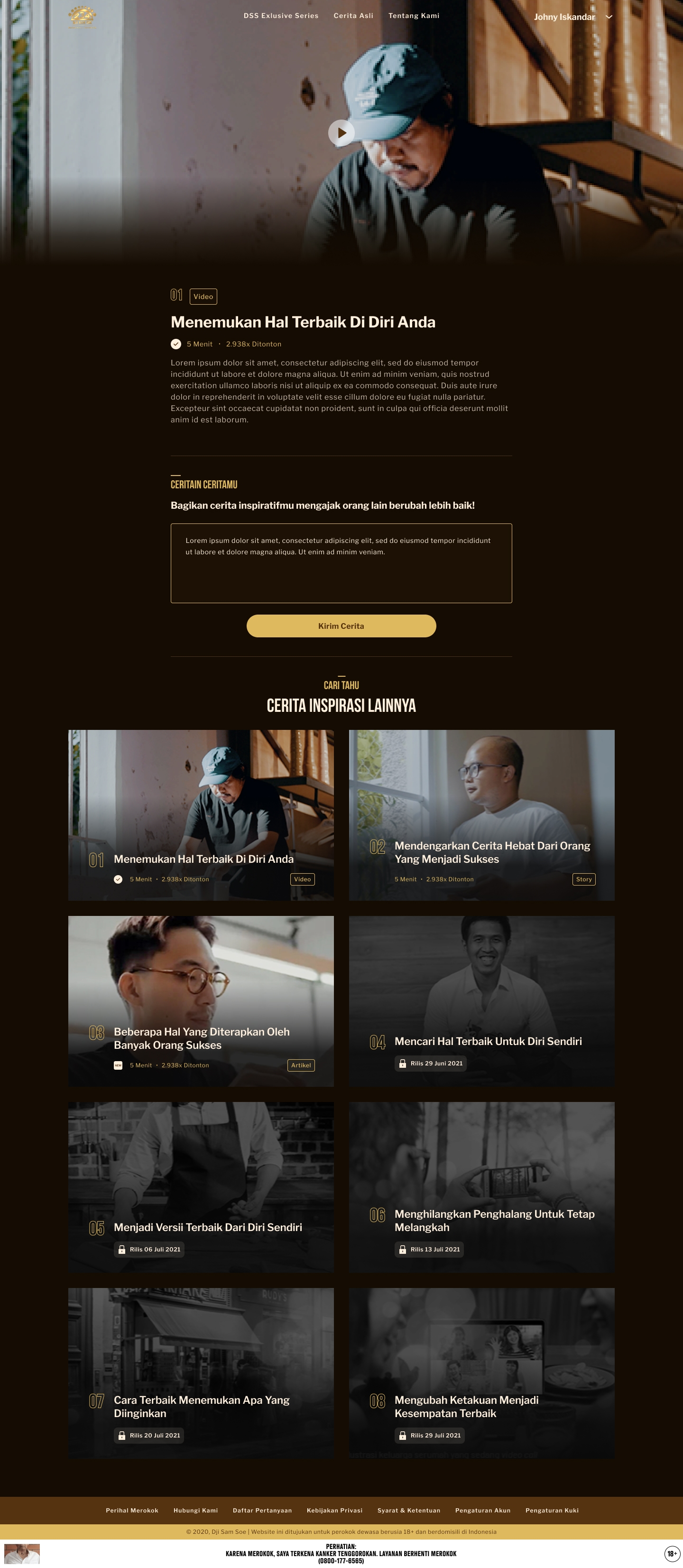 108 Episode Detail Page