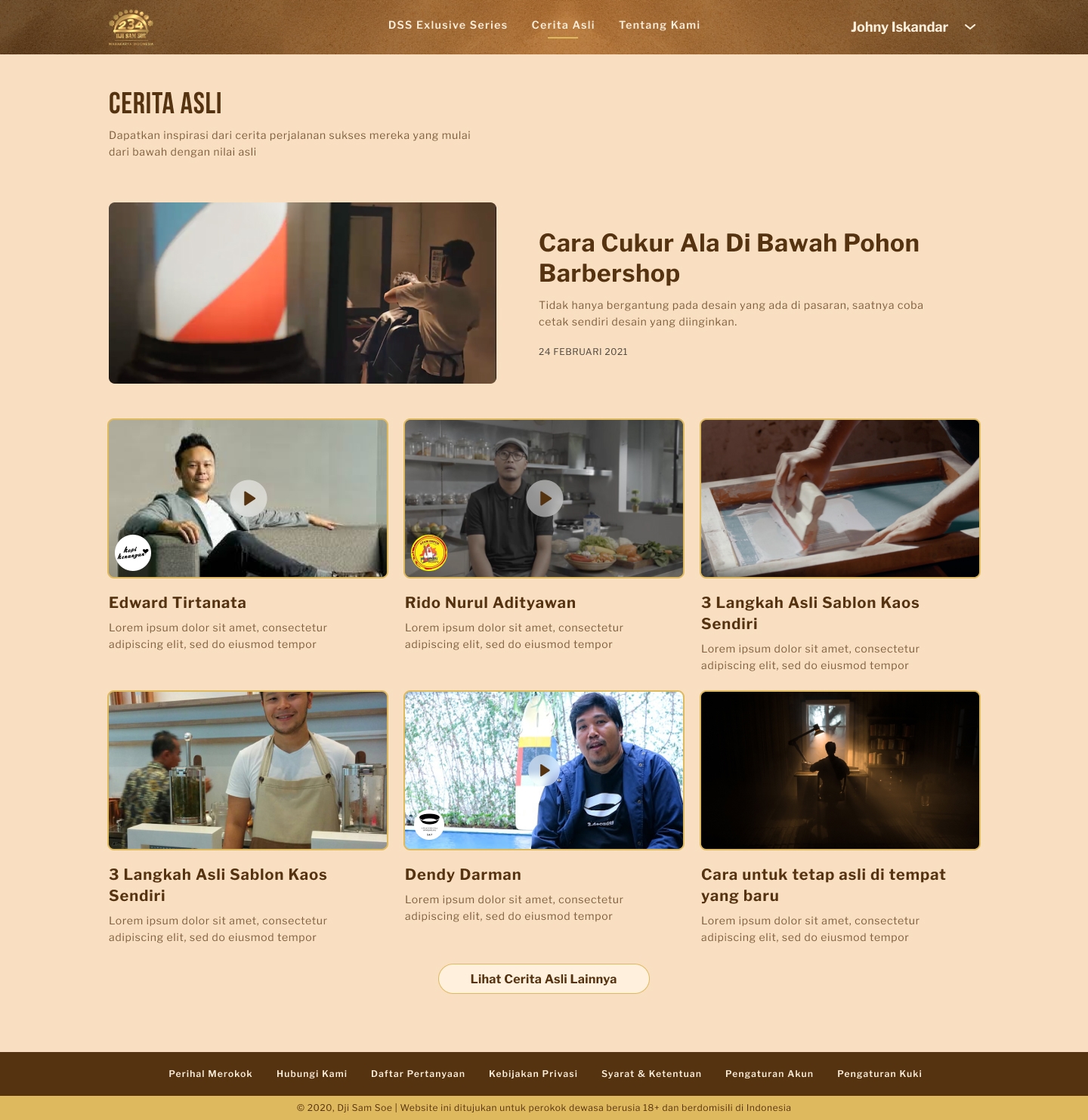 Cerita Asli Page