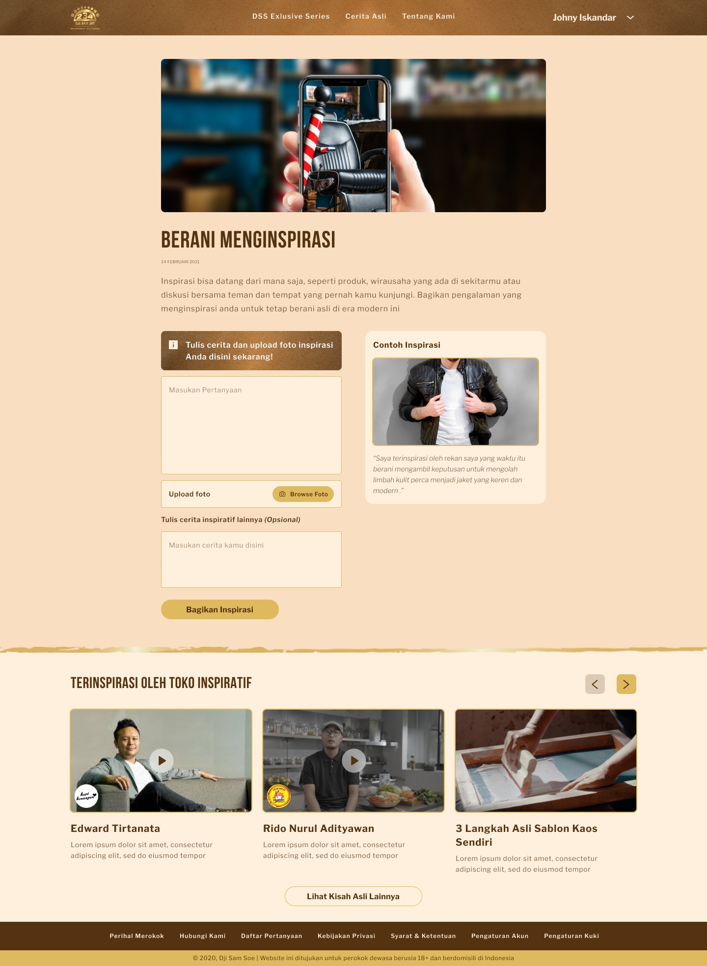 Challenge Page