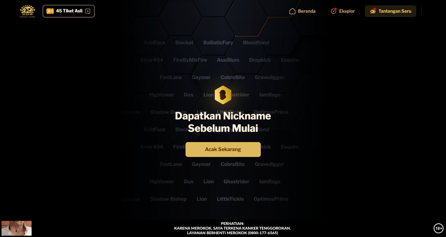 Pick Nickname