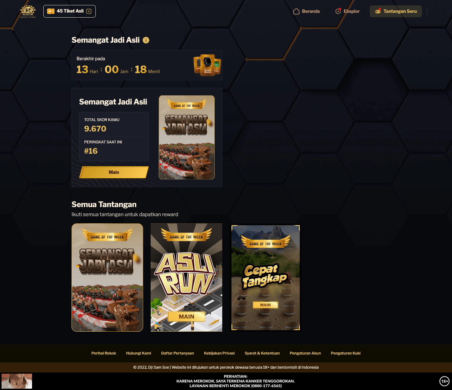 Tantangan Seru Dashboard