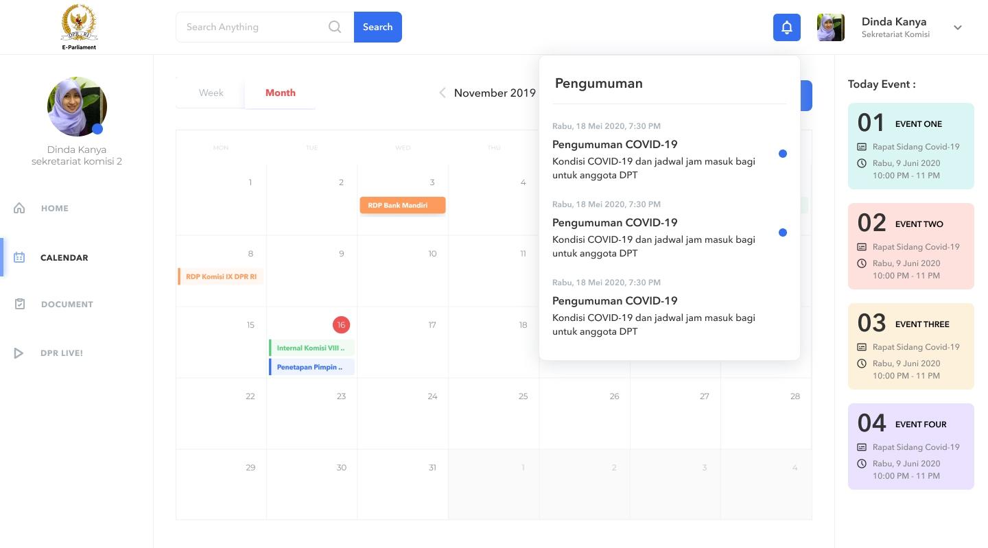 Calendar