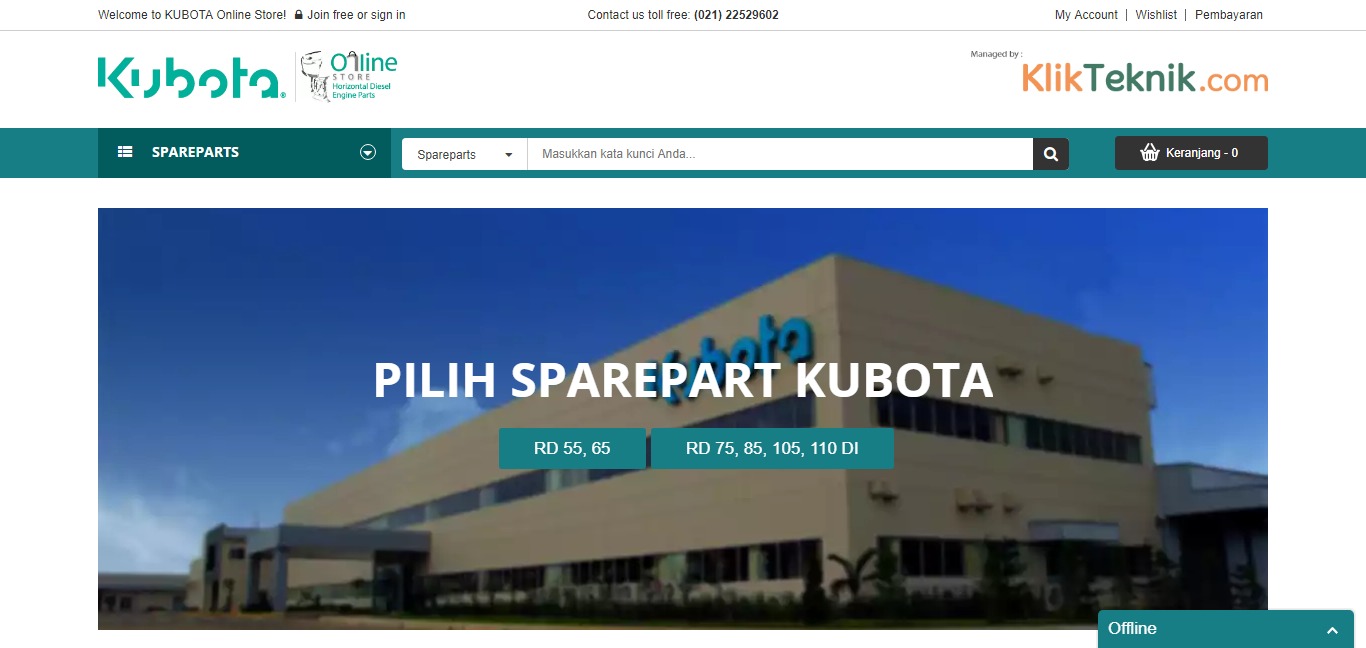 Kubota Online Store