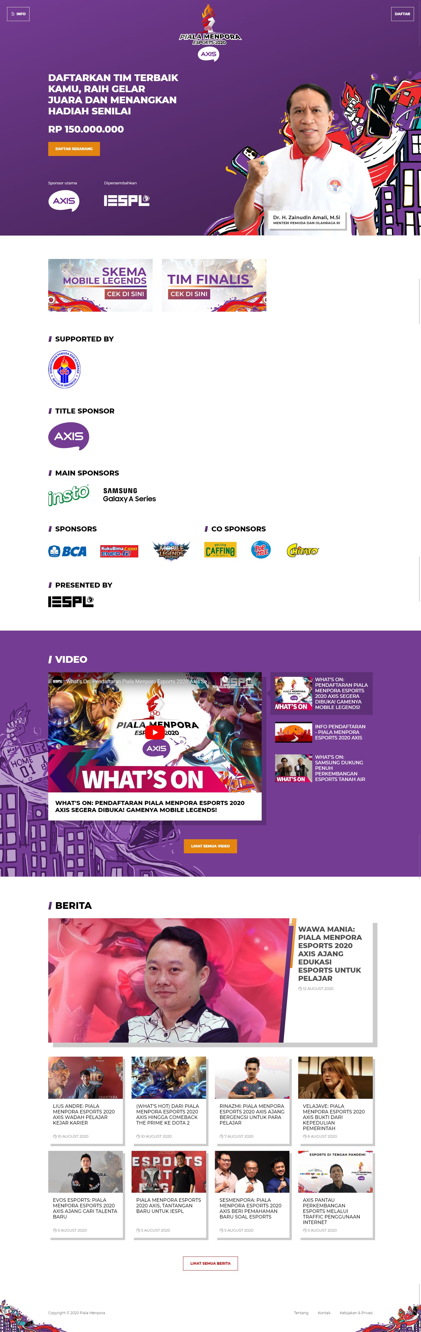 Home page