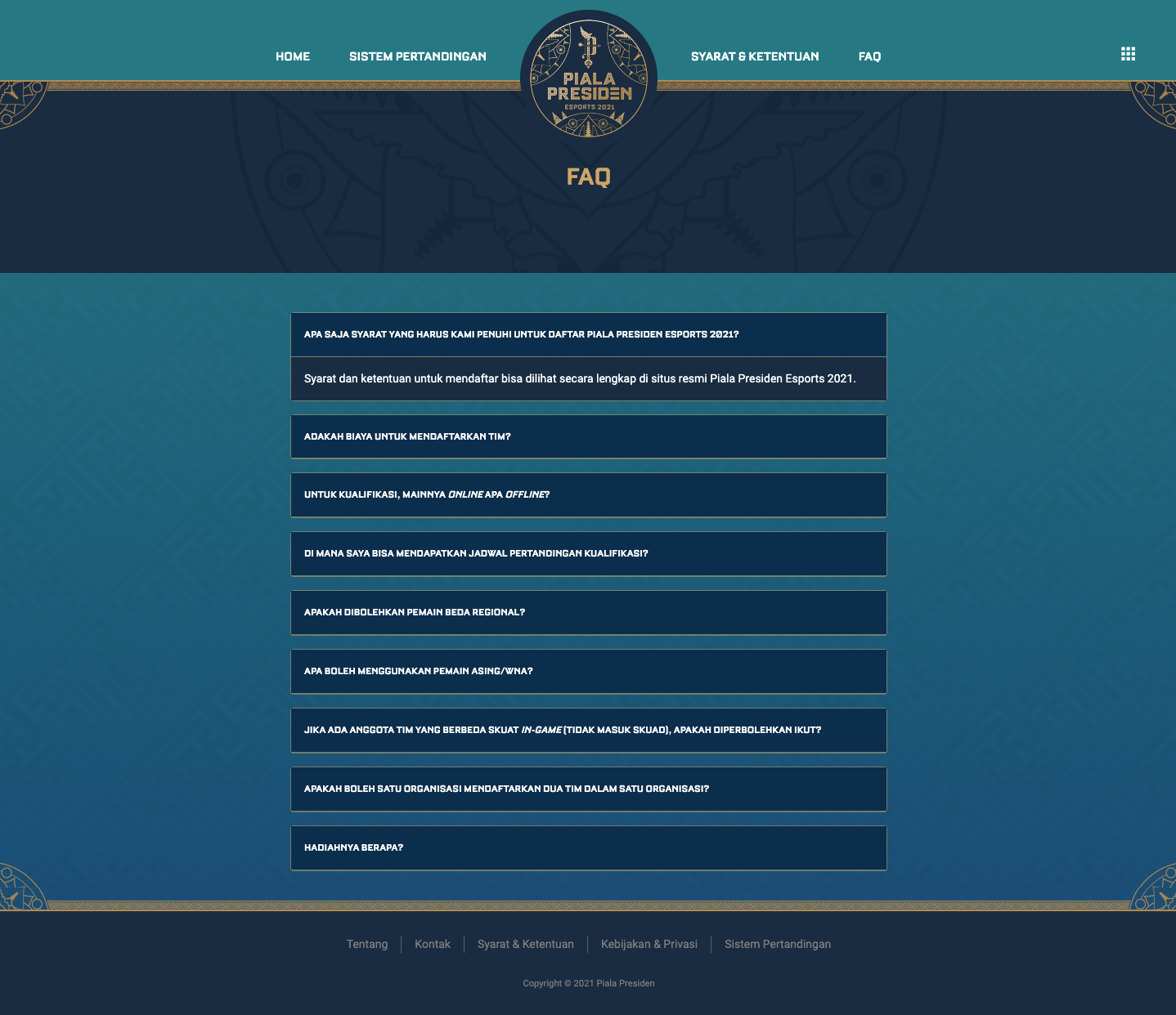 FAQ Page
