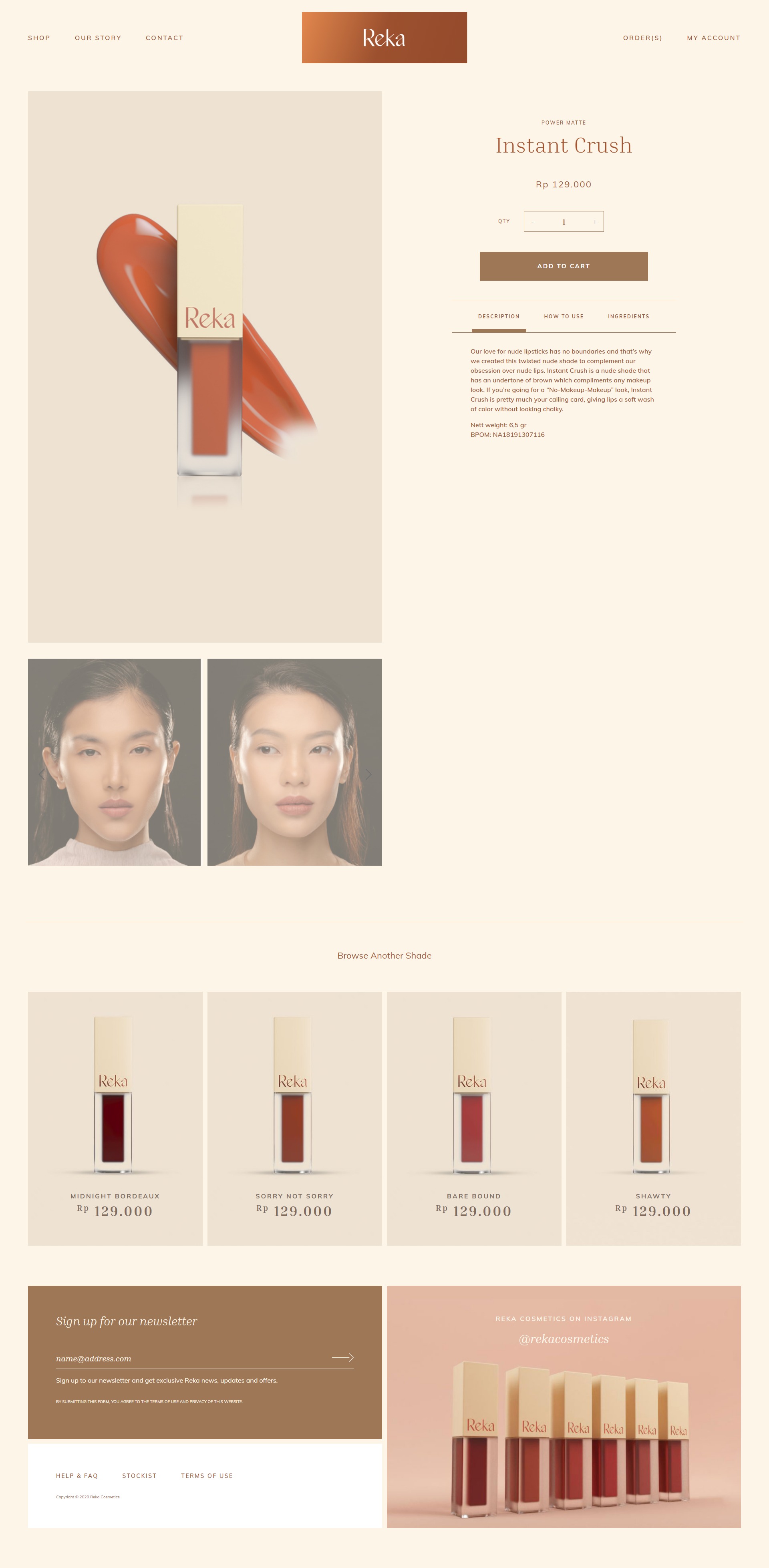 Product page